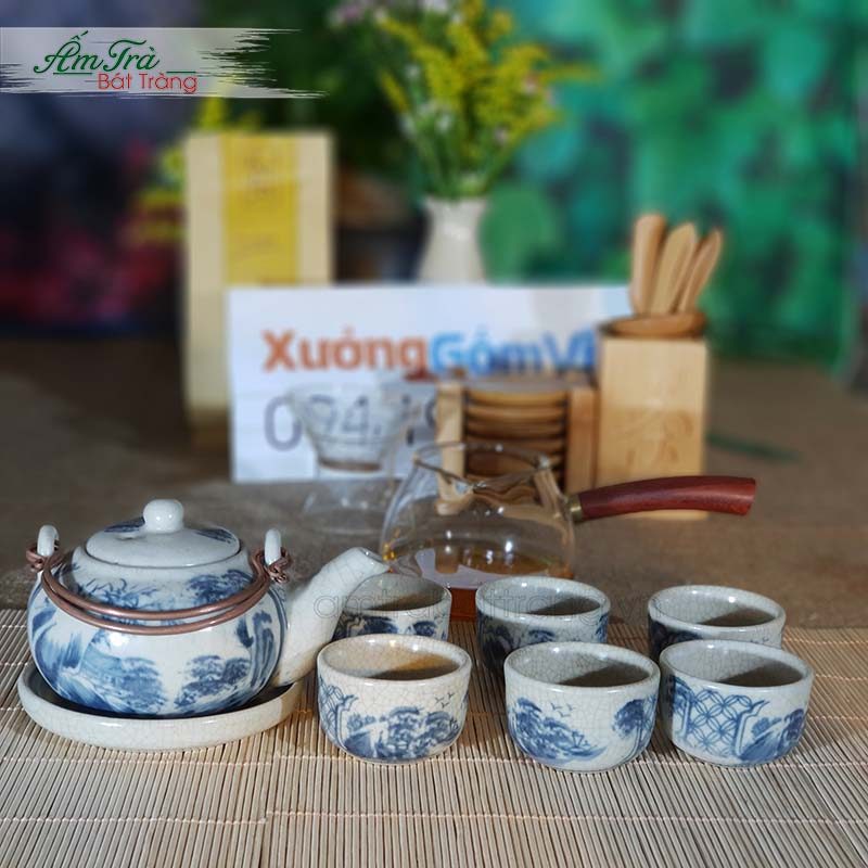 Ấm Chén Trà Bát Tràng