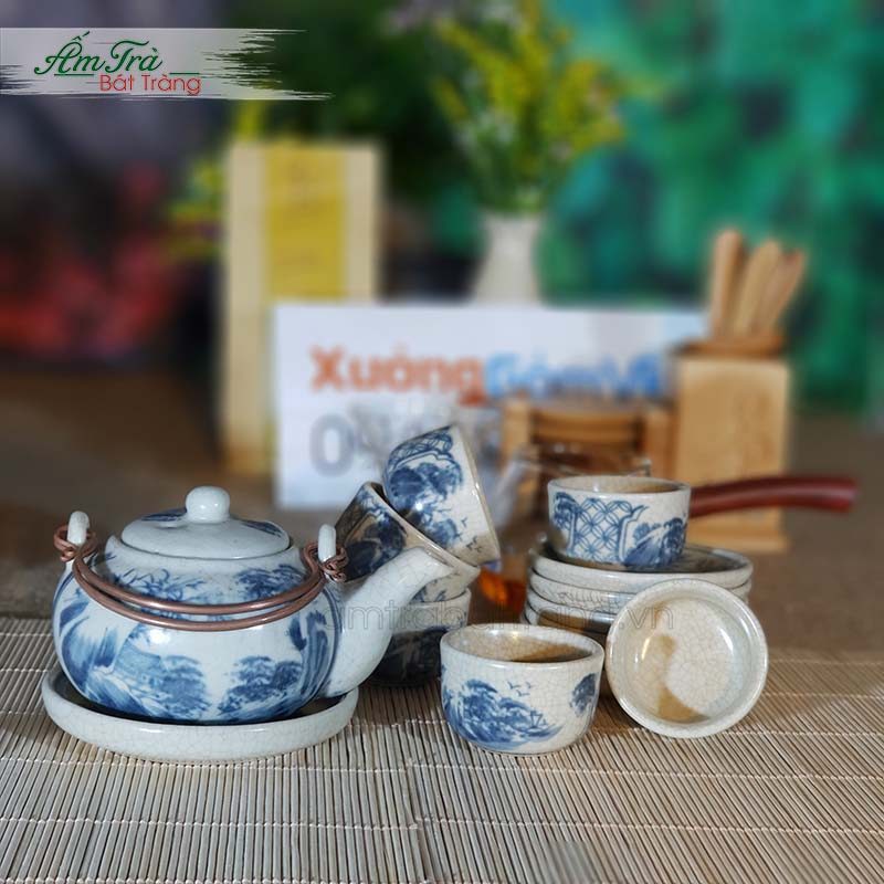 Ấm Chén Trà Bát Tràng
