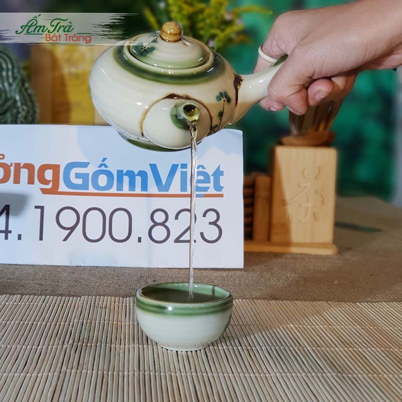 Ấm Chén Trà Bát Tràng
