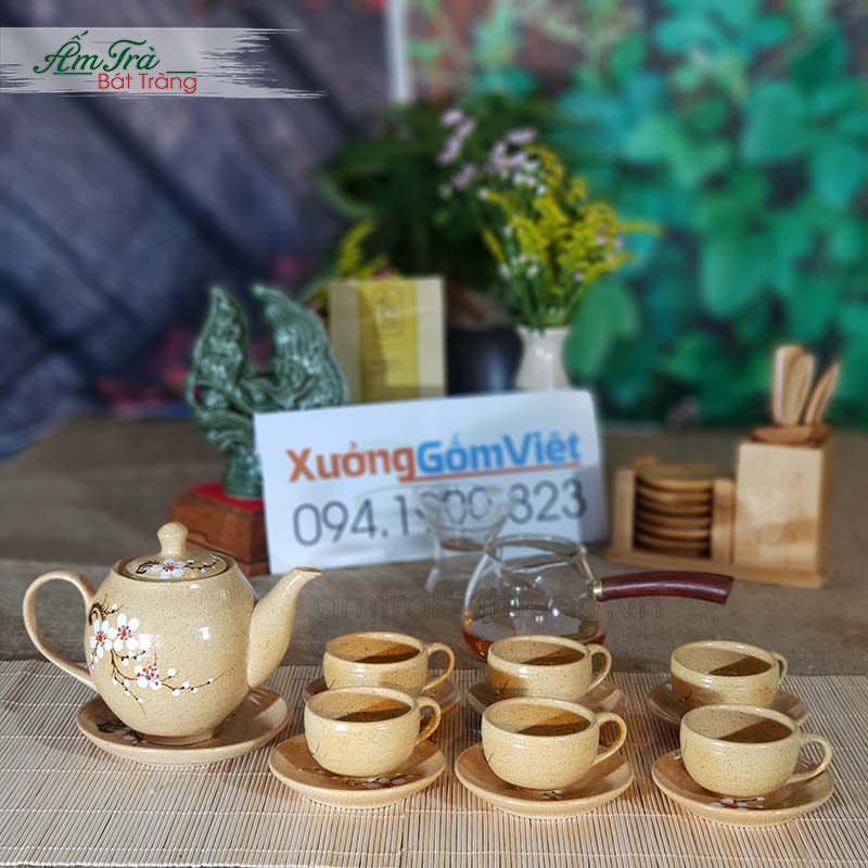 Ấm Chén Trà Bát Tràng