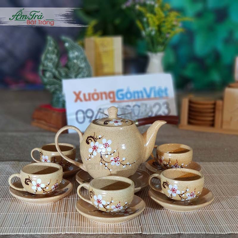 Ấm Chén Trà Bát Tràng