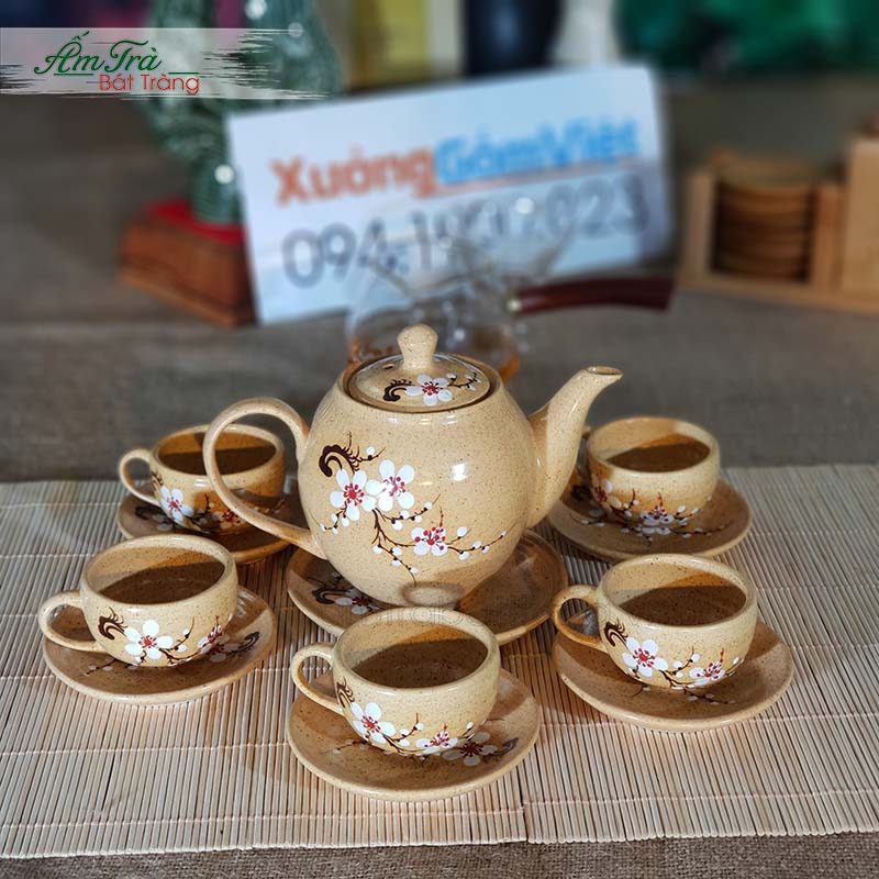 Ấm Chén Trà Bát Tràng