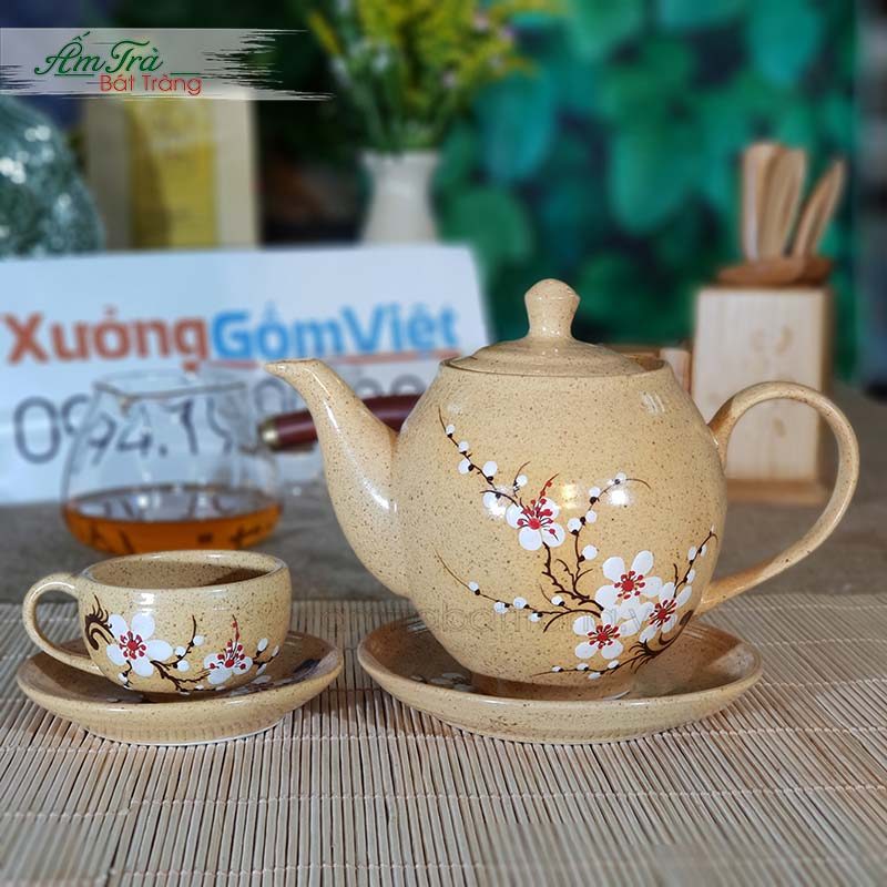 Ấm Chén Trà Bát Tràng