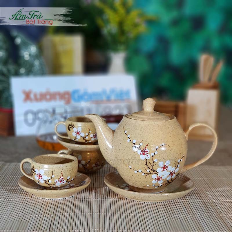 Ấm Chén Trà Bát Tràng