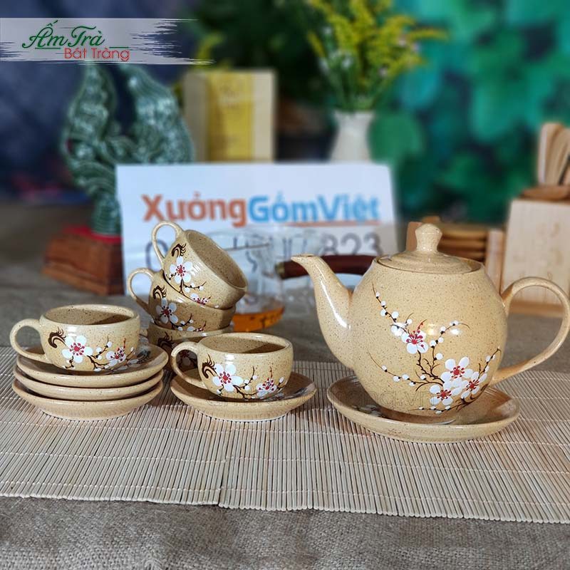 Ấm Chén Trà Bát Tràng