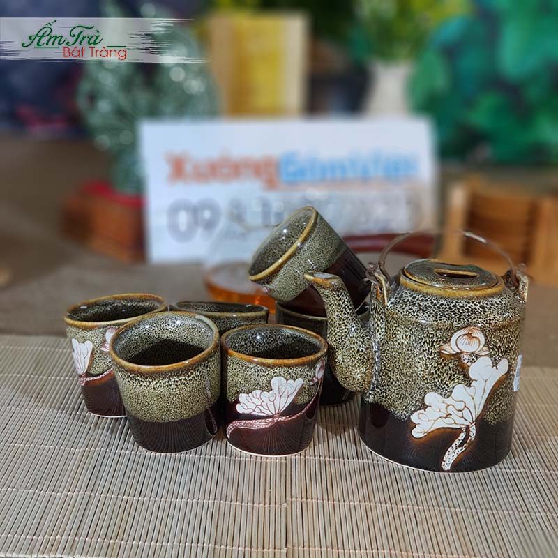 Ấm Chén Trà Bát Tràng