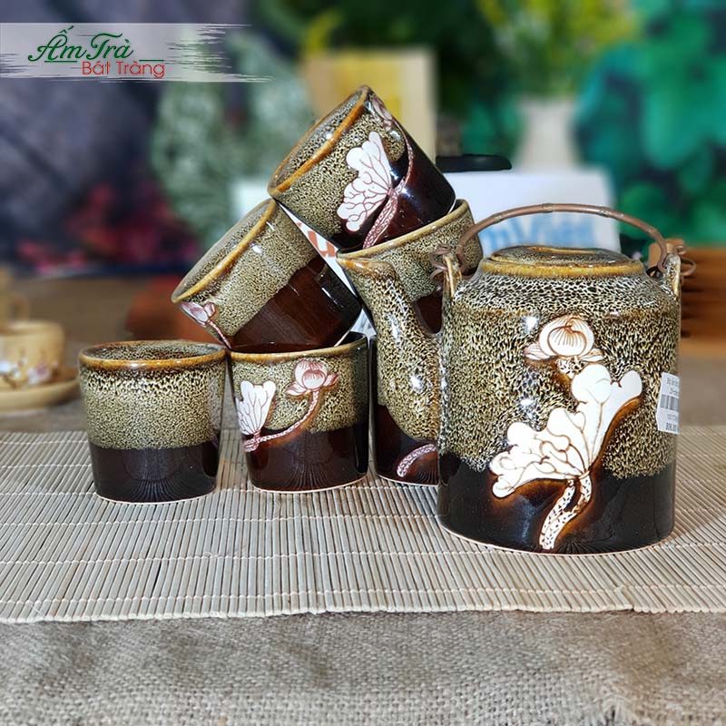 Ấm Chén Trà Bát Tràng