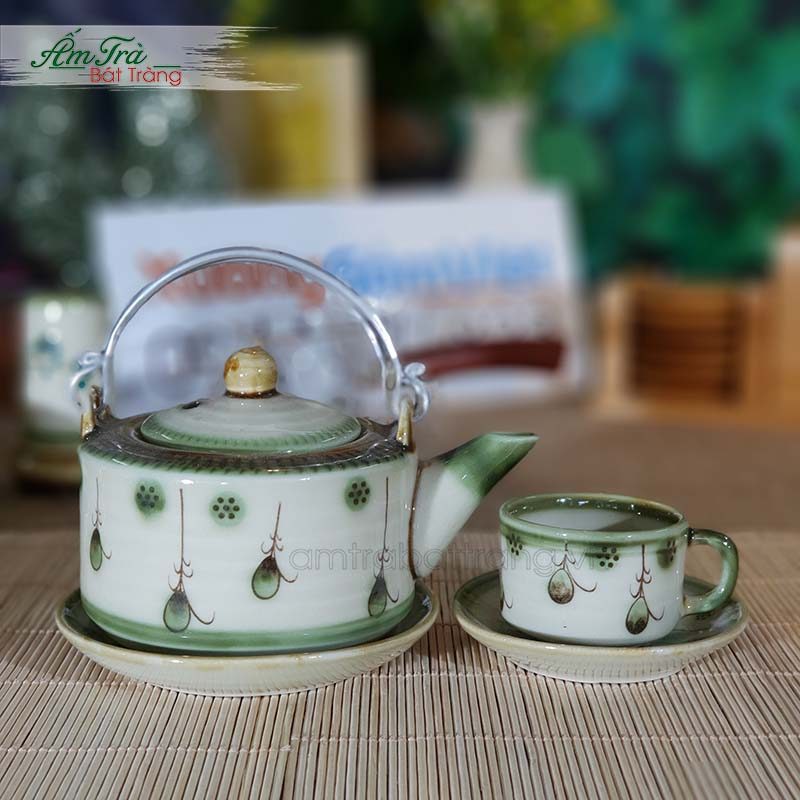 Ấm Chén Trà Bát Tràng