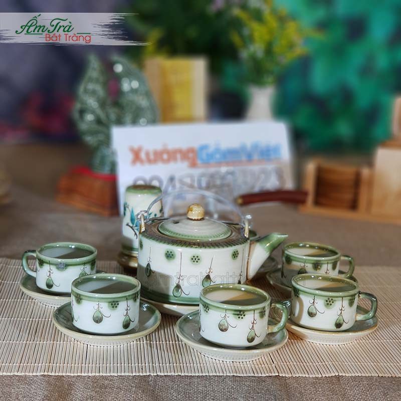Ấm Chén Trà Bát Tràng