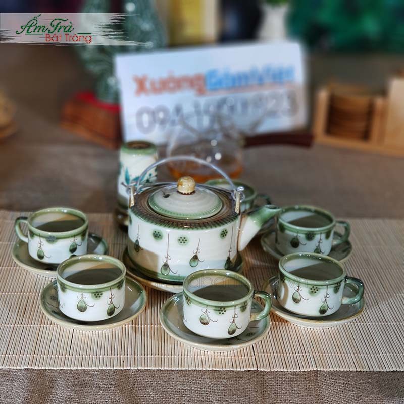 Ấm Chén Trà Bát Tràng