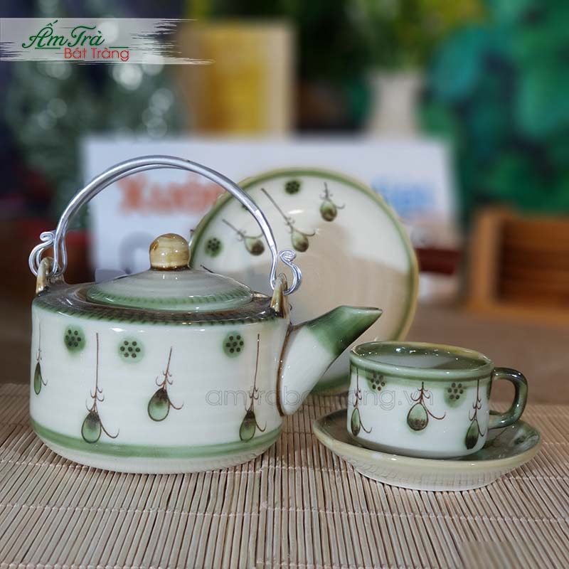 Ấm Chén Trà Bát Tràng