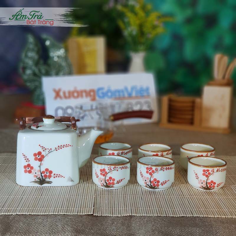 Ấm Chén Trà Bát Tràng