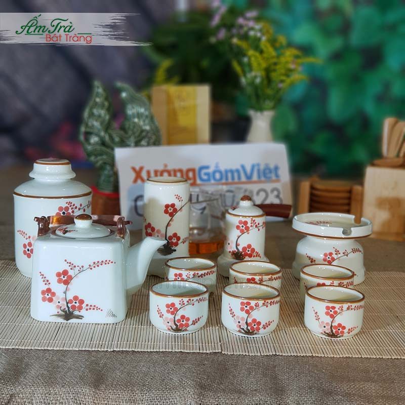 Ấm Chén Trà Bát Tràng