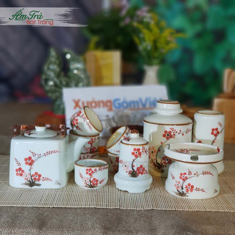 Ấm Chén Trà Bát Tràng