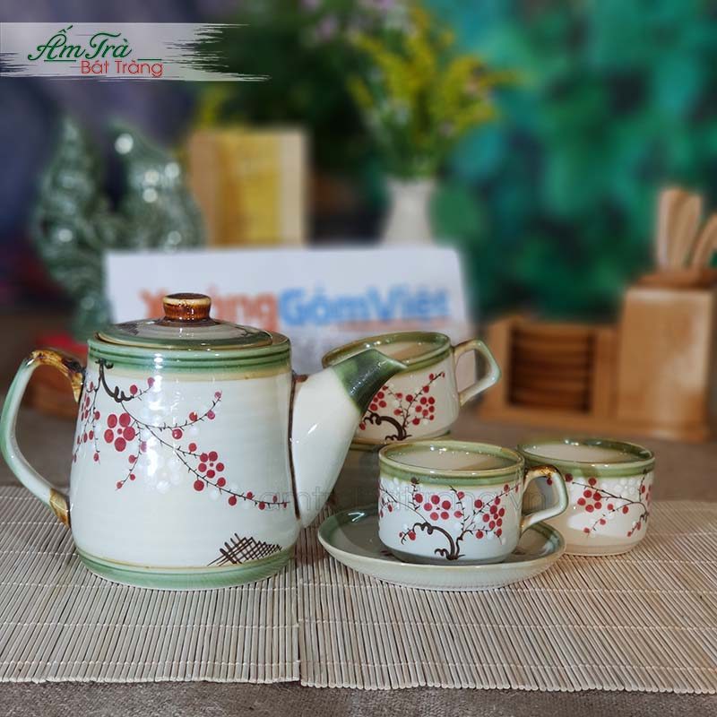 Ấm Chén Trà Bát Tràng