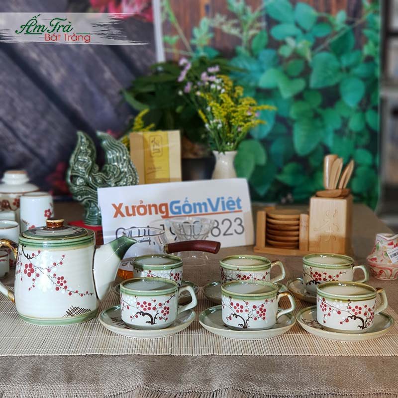 Ấm Chén Trà Bát Tràng