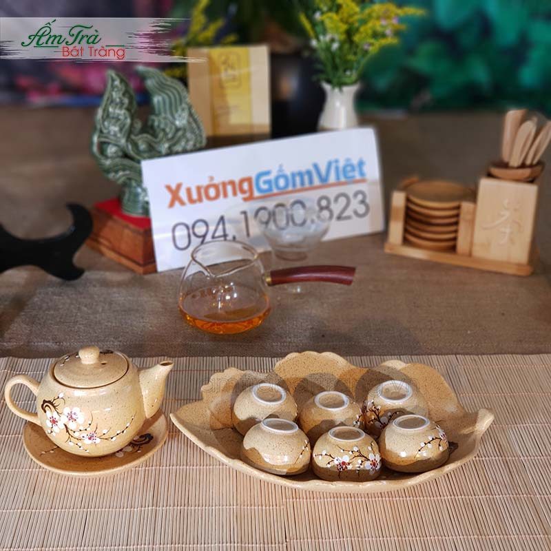 Ấm Chén Trà Bát Tràng