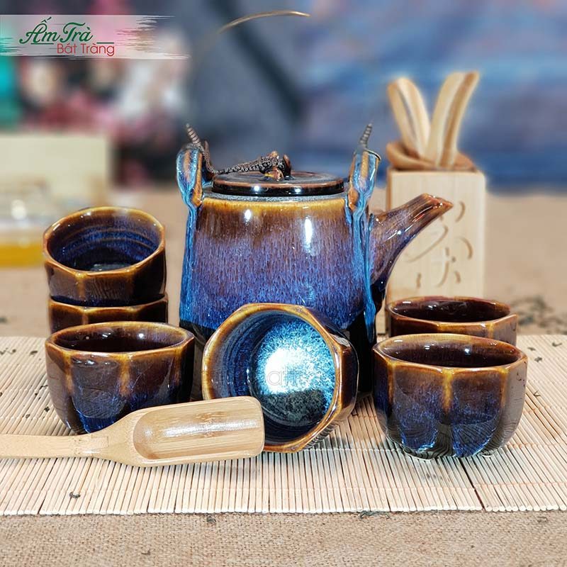 Ấm Chén Trà Bát Tràng