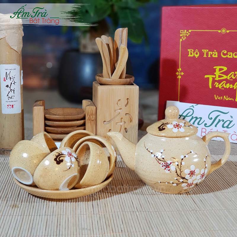 Ấm Chén Trà Bát Tràng