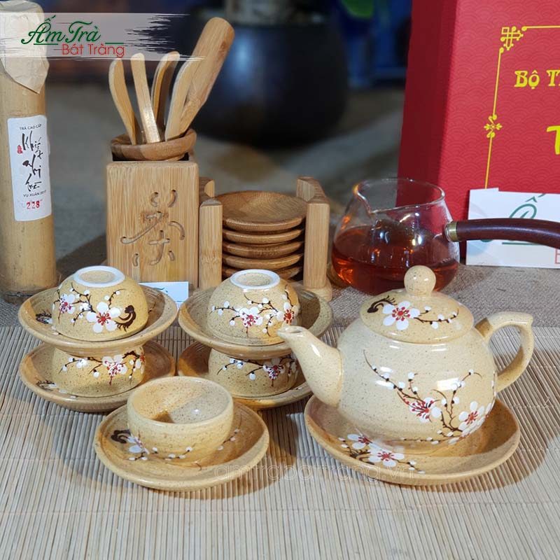 Ấm Chén Trà Bát Tràng