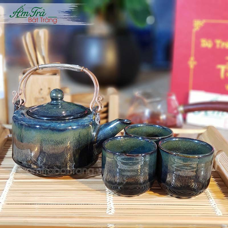 Ấm Chén Trà Bát Tràng