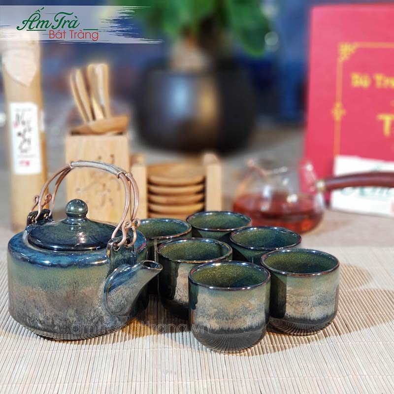 Ấm Chén Trà Bát Tràng