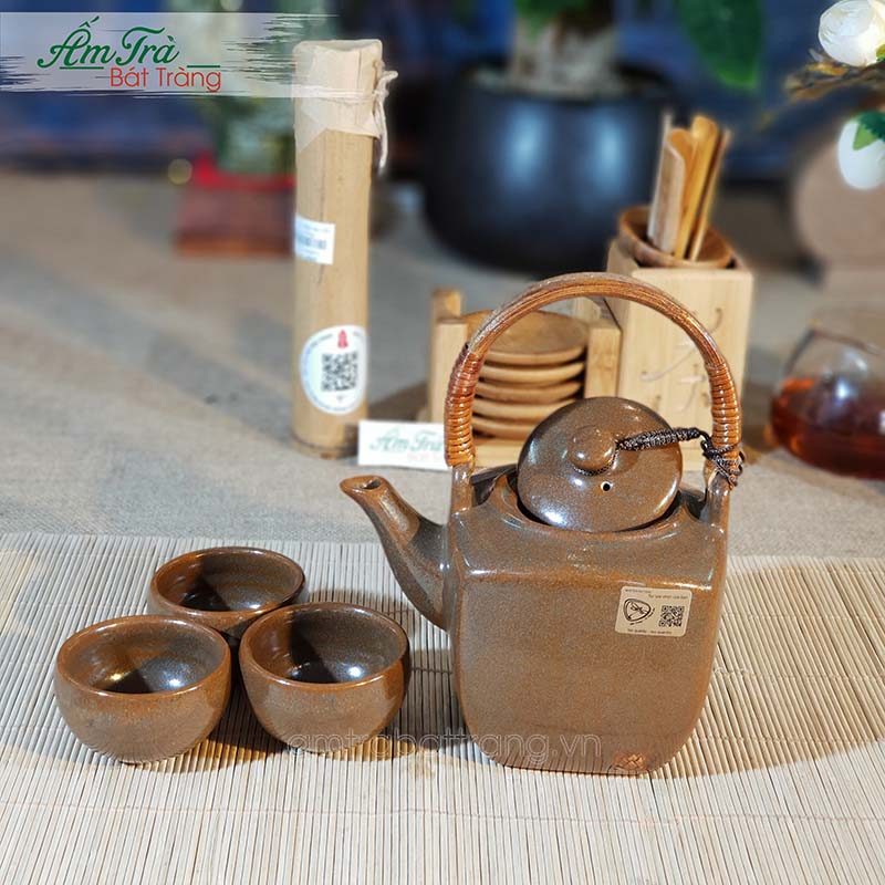 Ấm Chén Trà Bát Tràng