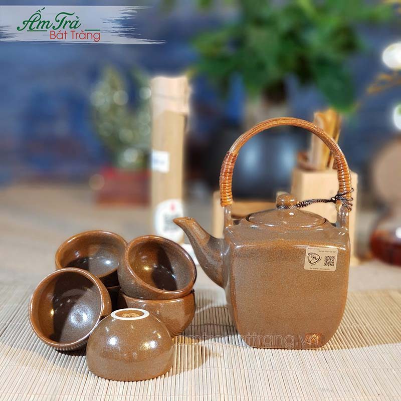 Ấm Chén Trà Bát Tràng