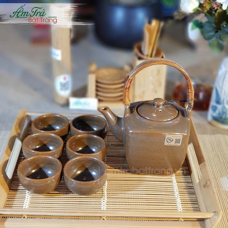 Ấm Chén Trà Bát Tràng