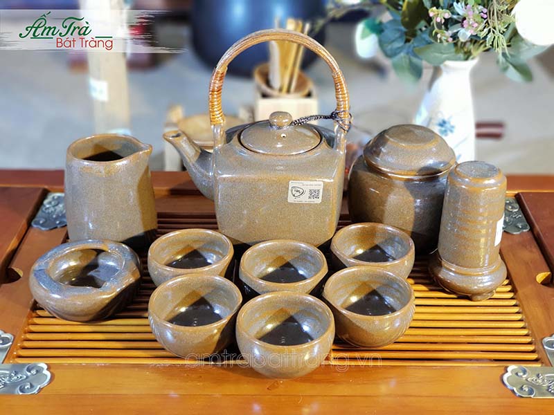 Ấm Chén Trà Bát Tràng