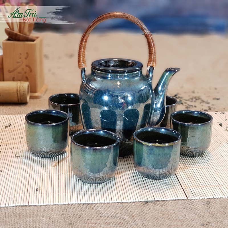 Ấm Chén Trà Bát Tràng